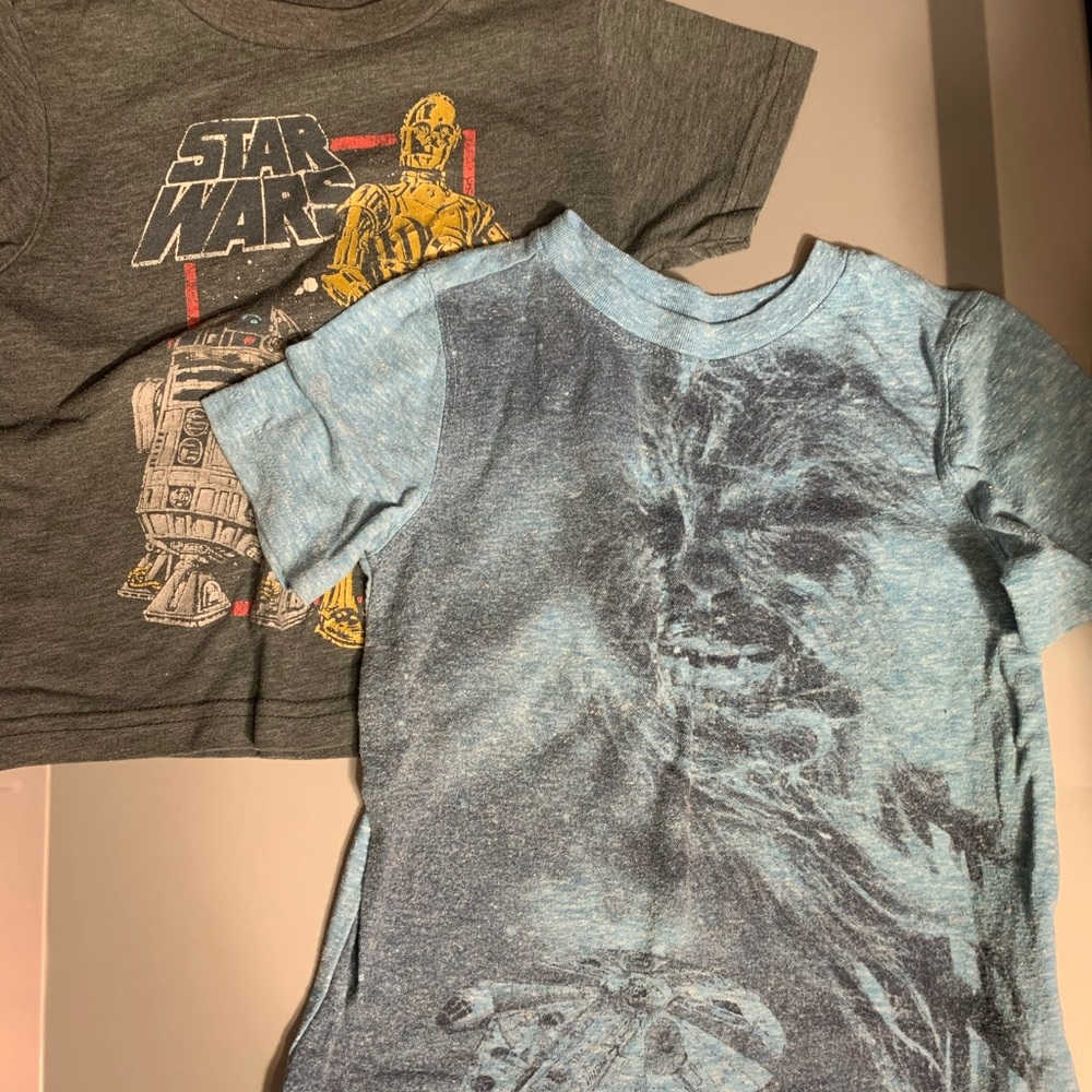 Two Star Wars t-shirts